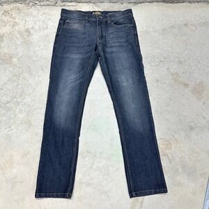 Rugby University Mens 32x32 Stretch Denim Jeans Dark Wash Casual Pants‎